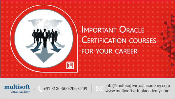 Important Oracle certification courses for your career