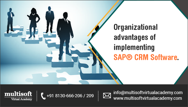 Organizational advantages of implementing SAP CRM software